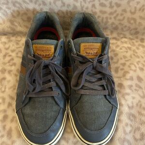 Levi’s Men’s Blue Canvas Skate Sneakers Size 12